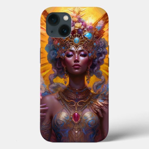 Winged Goddess Fantasy Art iPhone 13 Case