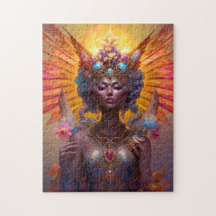 Winged Goddess Fantasy Art Jigsaw Puzzle