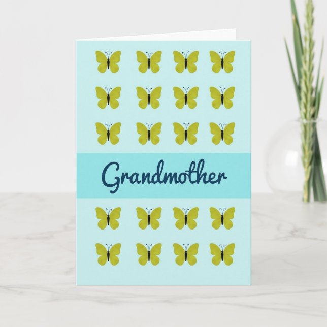 Winged Grandmothers Day Card (Front)