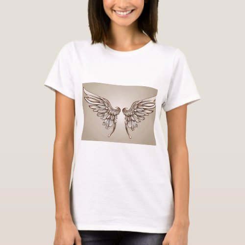 Winged Guardians Angelic T_shirt Collection