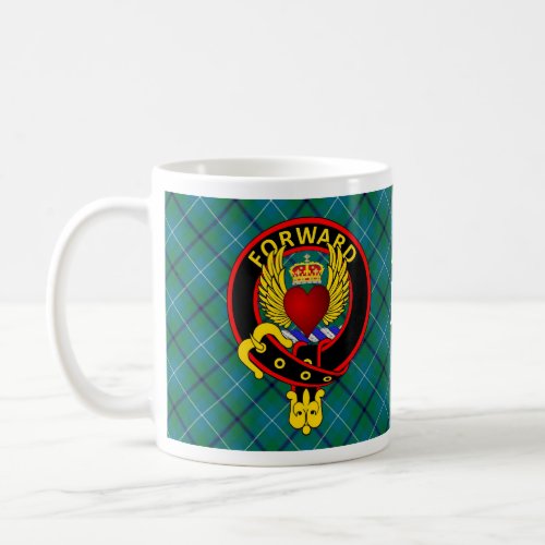 Winged Heart Ancient Douglas tartan mug