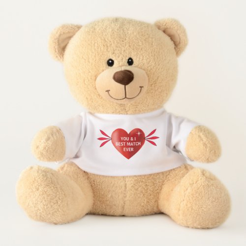 Winged Heart Best Match  Forever Love Teddy Bear