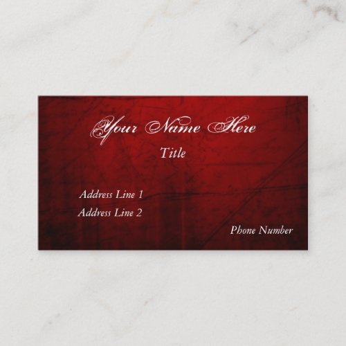 Winged Heart Business Card