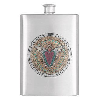 winged heart melissa campagnoli flask