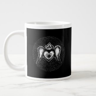 Winged Heart Melissa Campagnoli Giant Coffee Mug