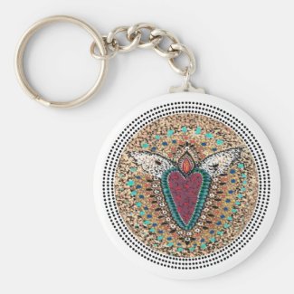 winged heart melissa campagnoli keychain