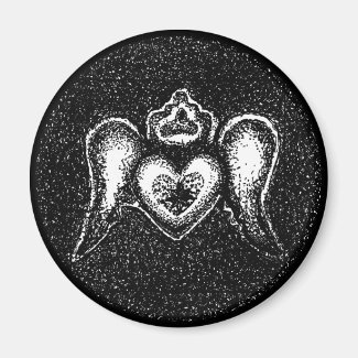 Winged Heart Melissa Campagnoli Magnet