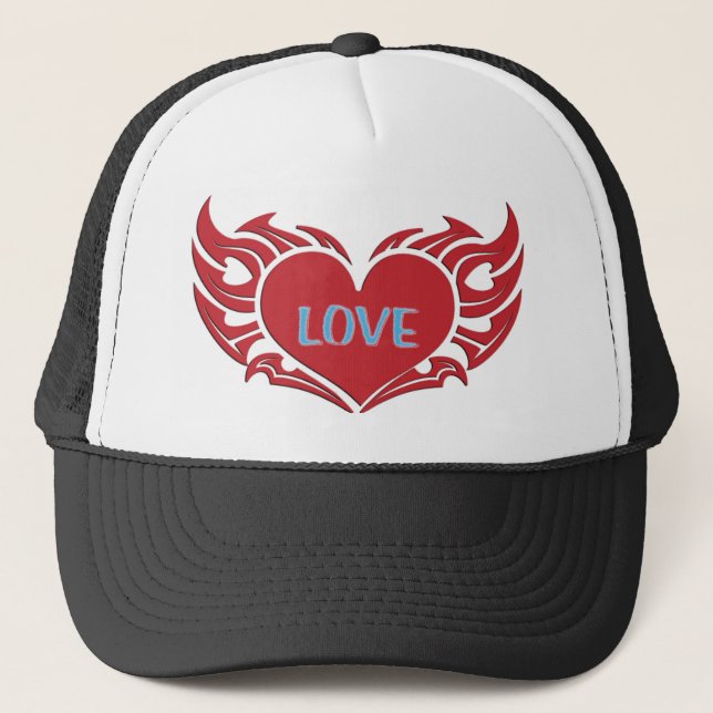 Winged Heart Trucker Hat (Front)