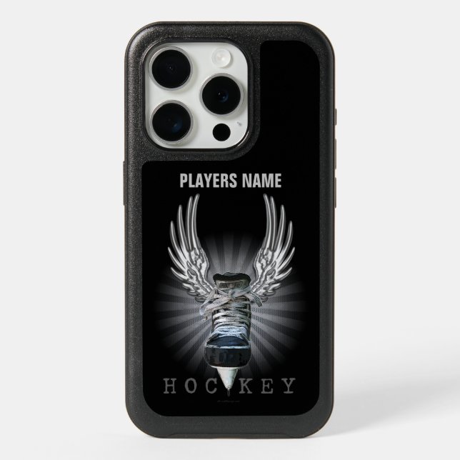 Winged Hockey OtterBox iPhone Case (Back)