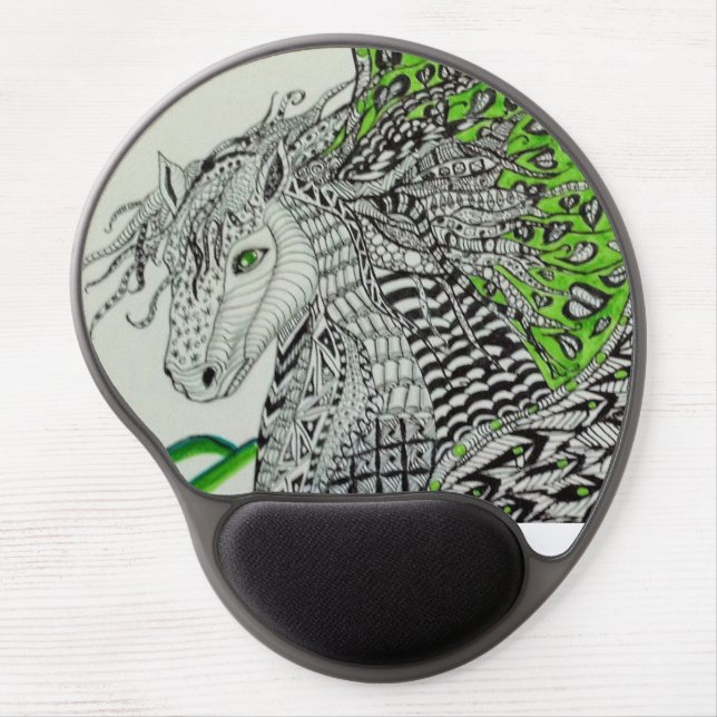 Winged Horse Gel Mouse Pad (Front)