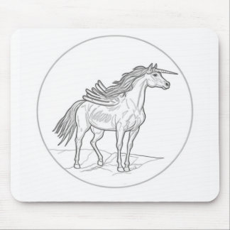 Winged Horse 🐴 Mouse Pad