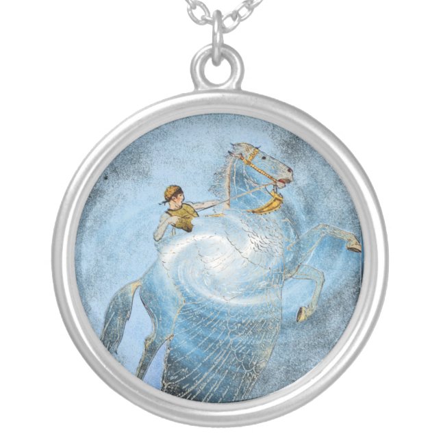 Winged Horse Necklace (Front)