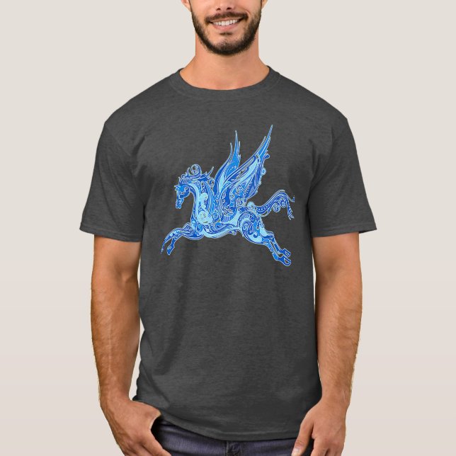 Winged Horse   Pegasus Greek Mythology T-Shirt (Front)