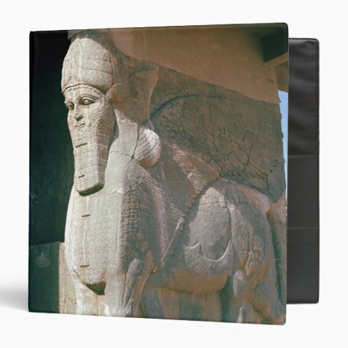 Winged human_headed bull Neo_Assyrian Period 3 Ring Binder