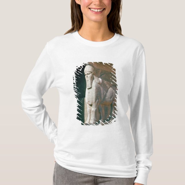 Winged human-headed bull, Neo-Assyrian Period T-Shirt (Front)