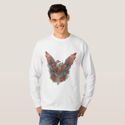 Winged Ink Elevate Your Style with Future_Focused T_Shirt