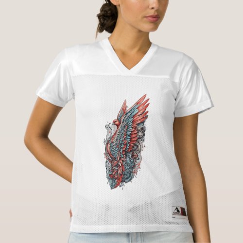 Winged Ink Futuristic Tattoo Art T_Shirt Designs