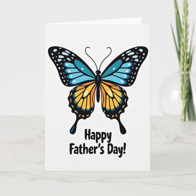 Winged Insect Fathers Day Card (Front)