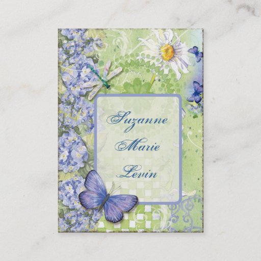 Customizable Winged Jewels n Daisy Business Cards