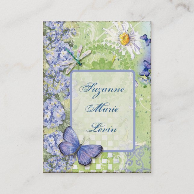 Winged Jewels n Daisy Business Cards (Front)