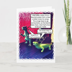 Winged Kittens and a Happy Holiday Card