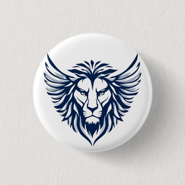 Winged Lion Button (Front)