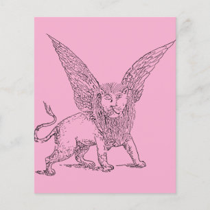 Winged lion symbol of Saint Mark 