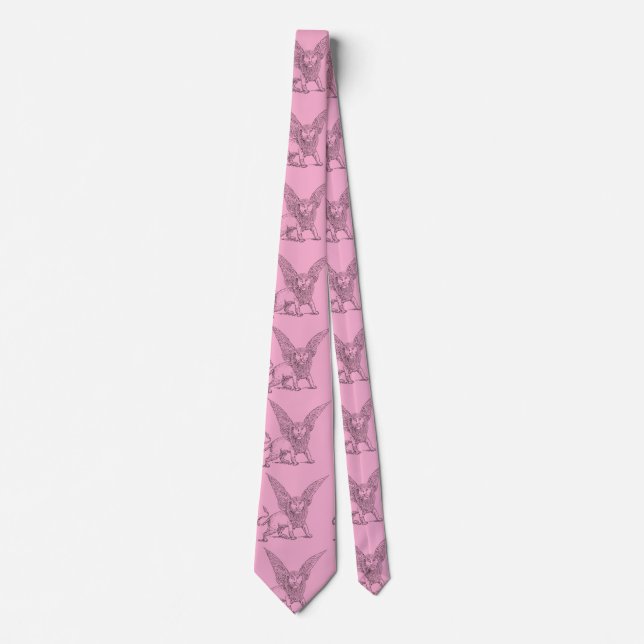 Winged lion symbol of Saint Mark  Neck Tie (Front)
