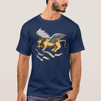 Winged Lion T-shirt by StevenCorey at Zazzle