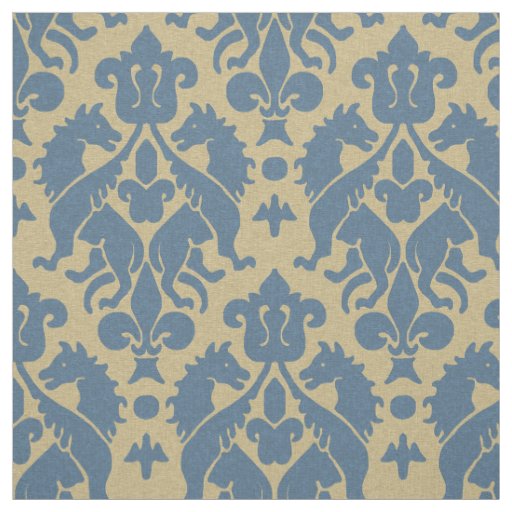 Winged Lions Fabric