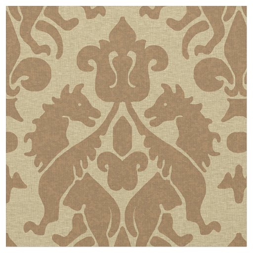 Winged Lions Fabric