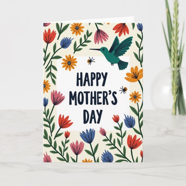 Winged Mothers Day Card (Front)