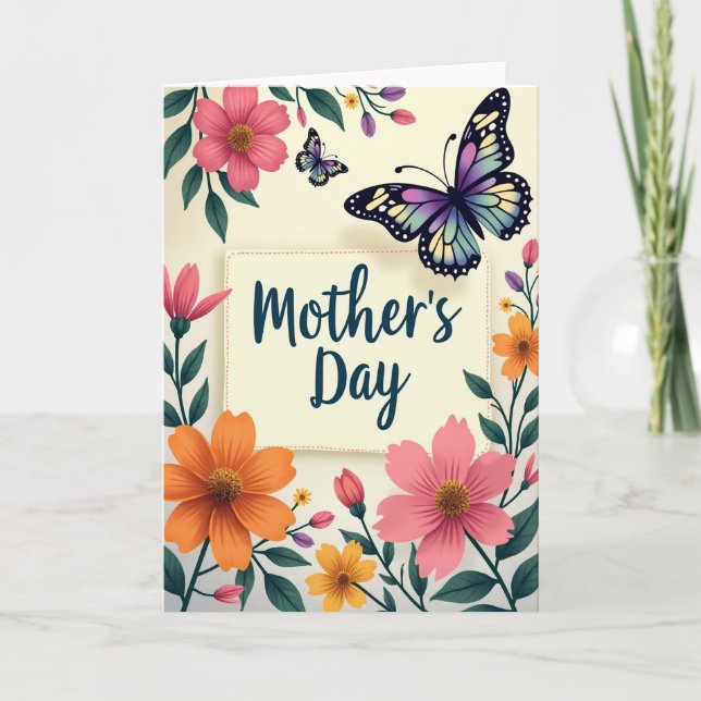 Winged Mothers Day Flight Card (Front)