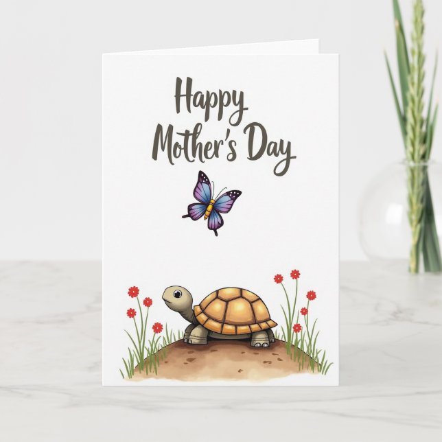 Winged Mothers Day Insect Card (Front)