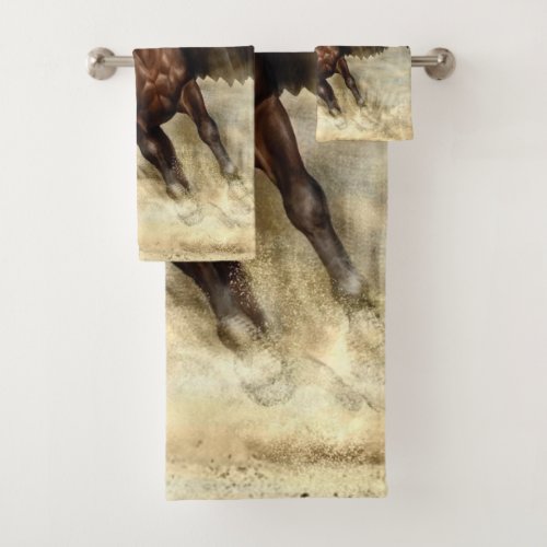 Winged Pegasus  Bath Towel Set