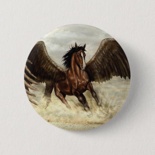 Winged Pegasus  Button