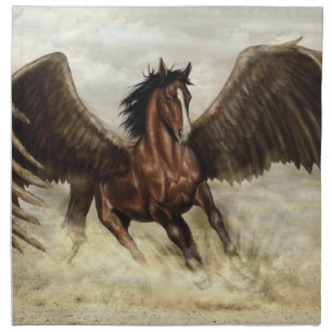 Winged Pegasus Cloth Napkin