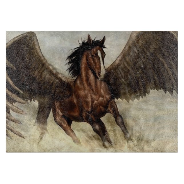Winged Pegasus   Cutting Board (Front)