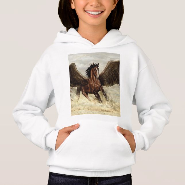 Winged Pegasus   Hoodie (Front)