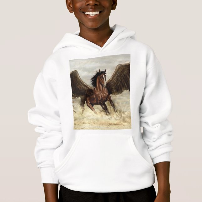 Winged Pegasus  Hoodie (Front)