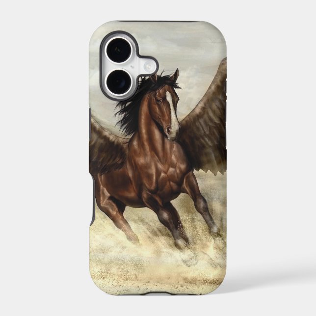 Winged Pegasus   Iphone Case (Back)