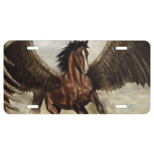 Winged Pegasus  License Plate