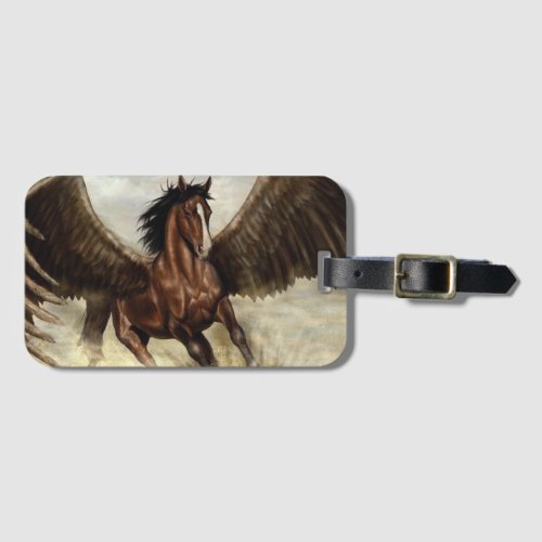 Winged Pegasus   Luggage Tag