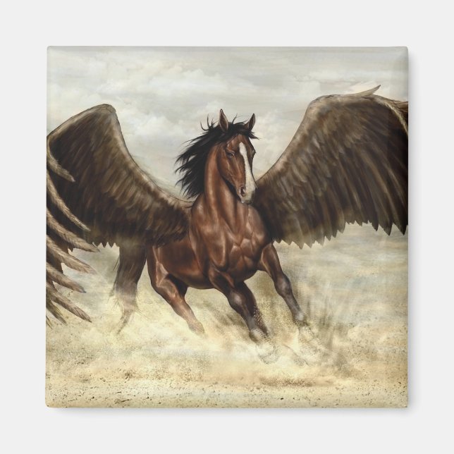 Winged Pegasus   Magnet (Front)