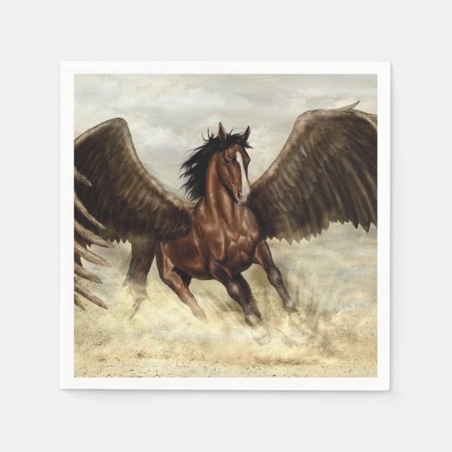 Winged Pegasus   Napkins (Front)