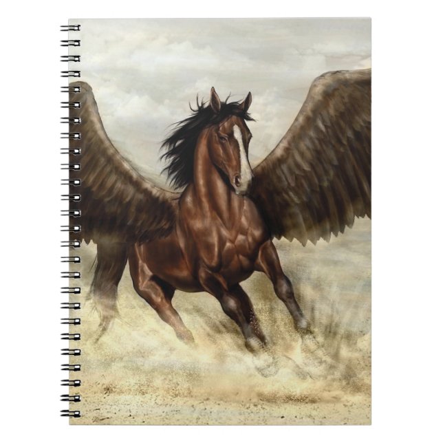 Winged Pegasus   Notebook (Front)