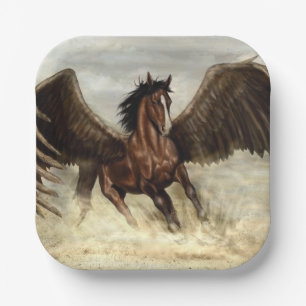 Winged Pegasus  Paper Plates