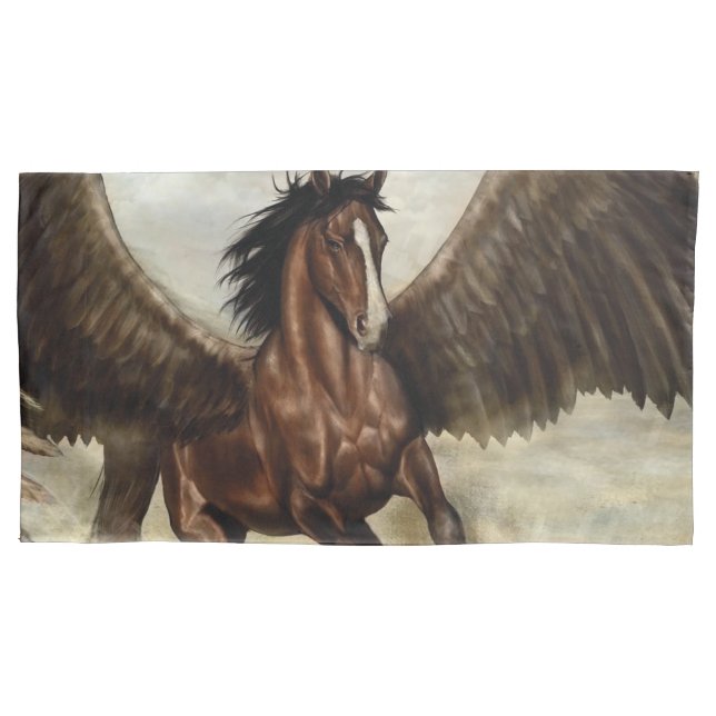 Winged Pegasus   Pillow Case (Front-Left)