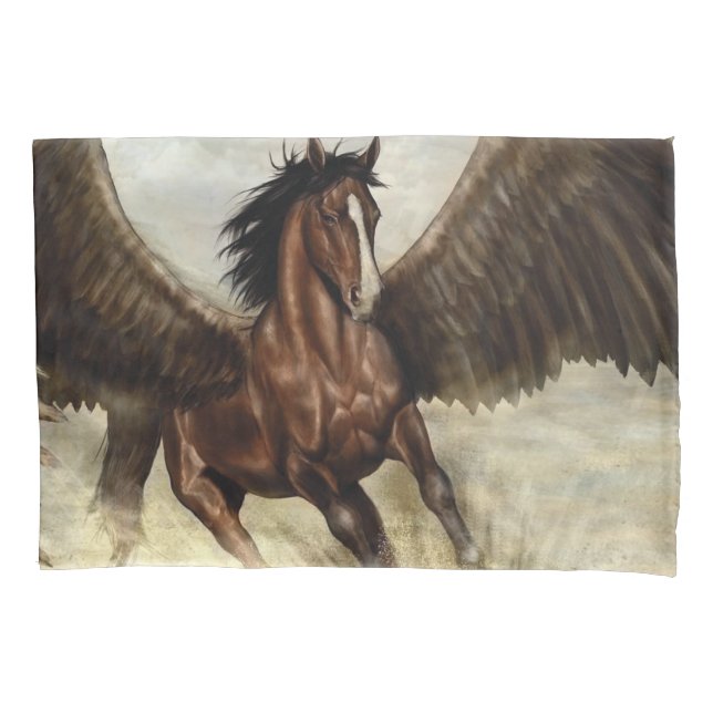 Winged Pegasus Pillow Case (Front)