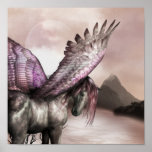 Winged Pegasus Poster